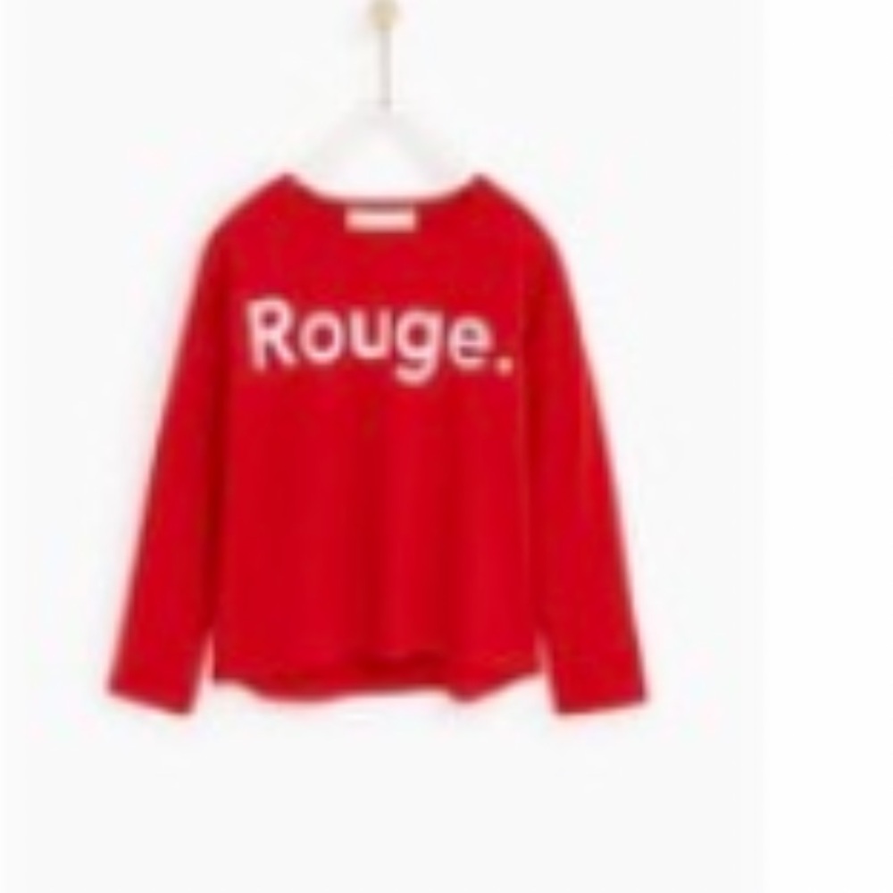 Zara Girls “ROUGE” PRINT T-SHIRT